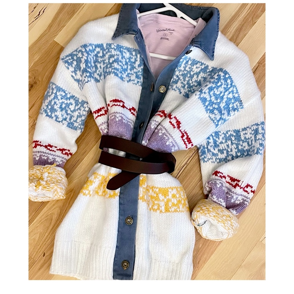Chunky Knit Sweater Jacket - Picture 9 of 13